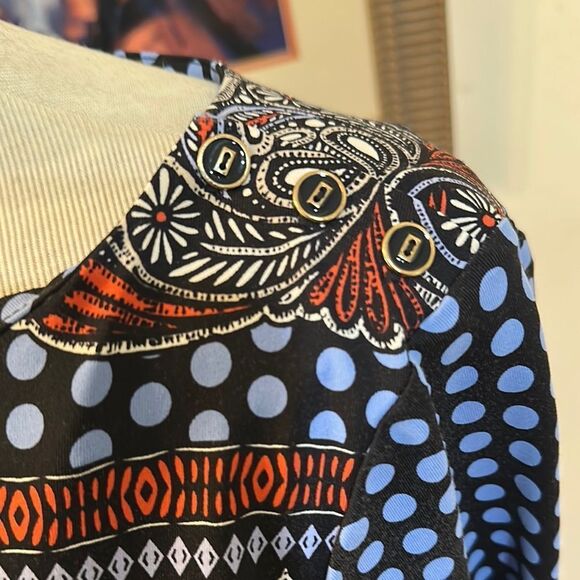 Charter Club Multi- Patterned Women's Top Size LP - Picture 3 of 13